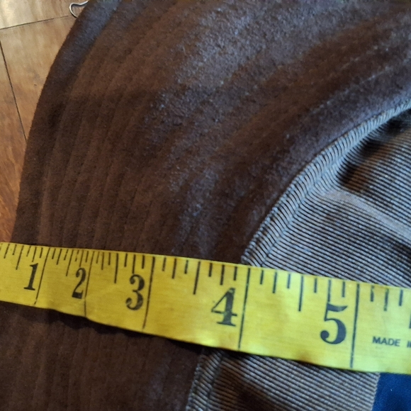 Vintage 70's Style Brown Suede Western Style Fringe Hat O/S Festival Boho - Picture 12 of 13